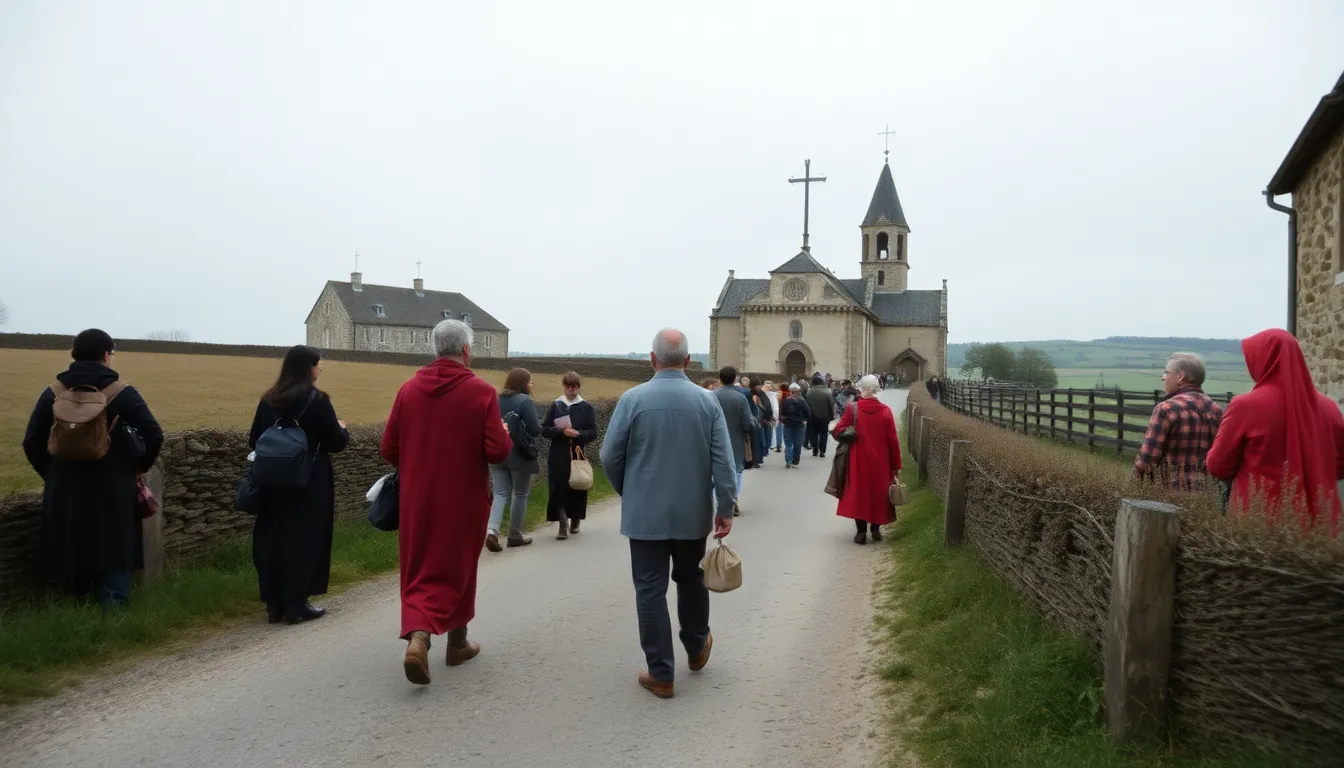 Saint jacques compostelle bretagne fr benediction pelerin rituels traditions catholiques